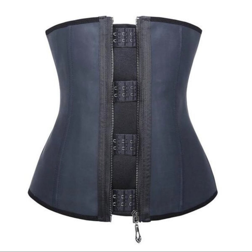 Waist trainer with zipper